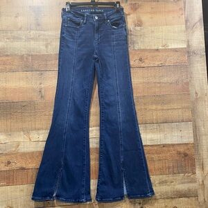 American Eagle Festival Flare Next Level Stretch Jeans Size 2
